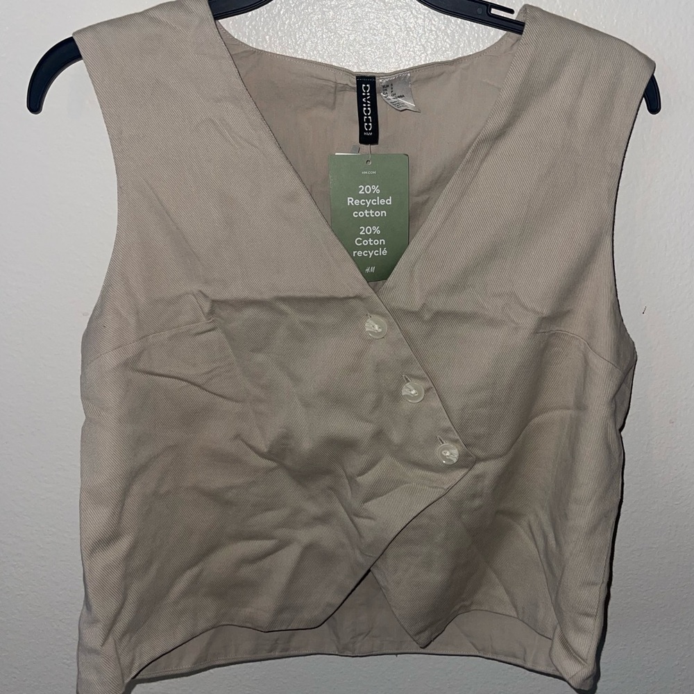 asymmetrical vest top